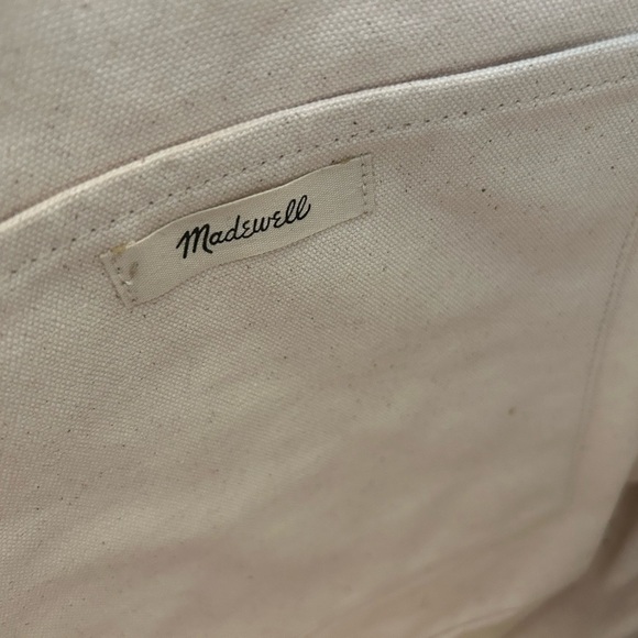 Madewell The Transport Tote: Straw Edition Pink - Picture 6 of 6
